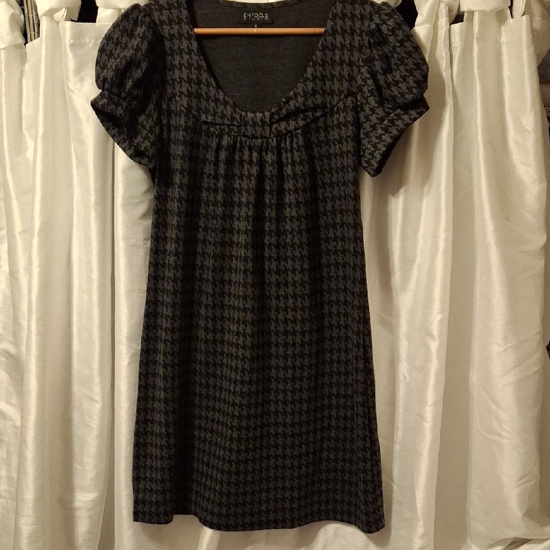 Enfocus Studio Charcoal And Black Dress 8